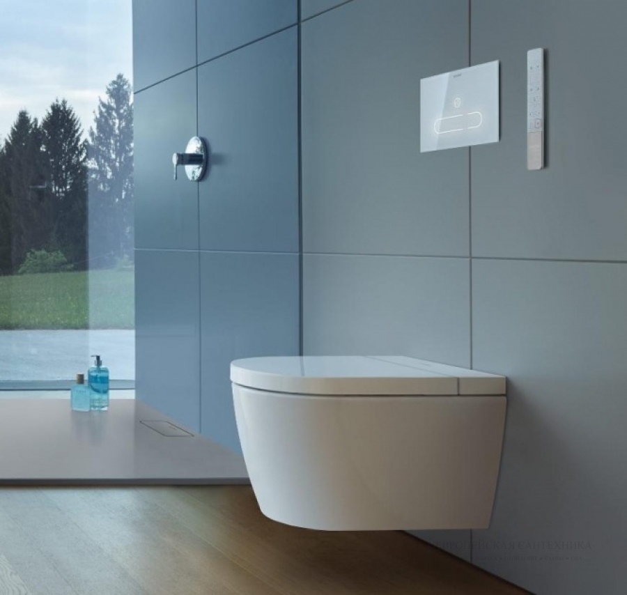 Унитаз Duravit ME by Starck SensoWash® подвесной 375x575 мм, белый - изображение 5