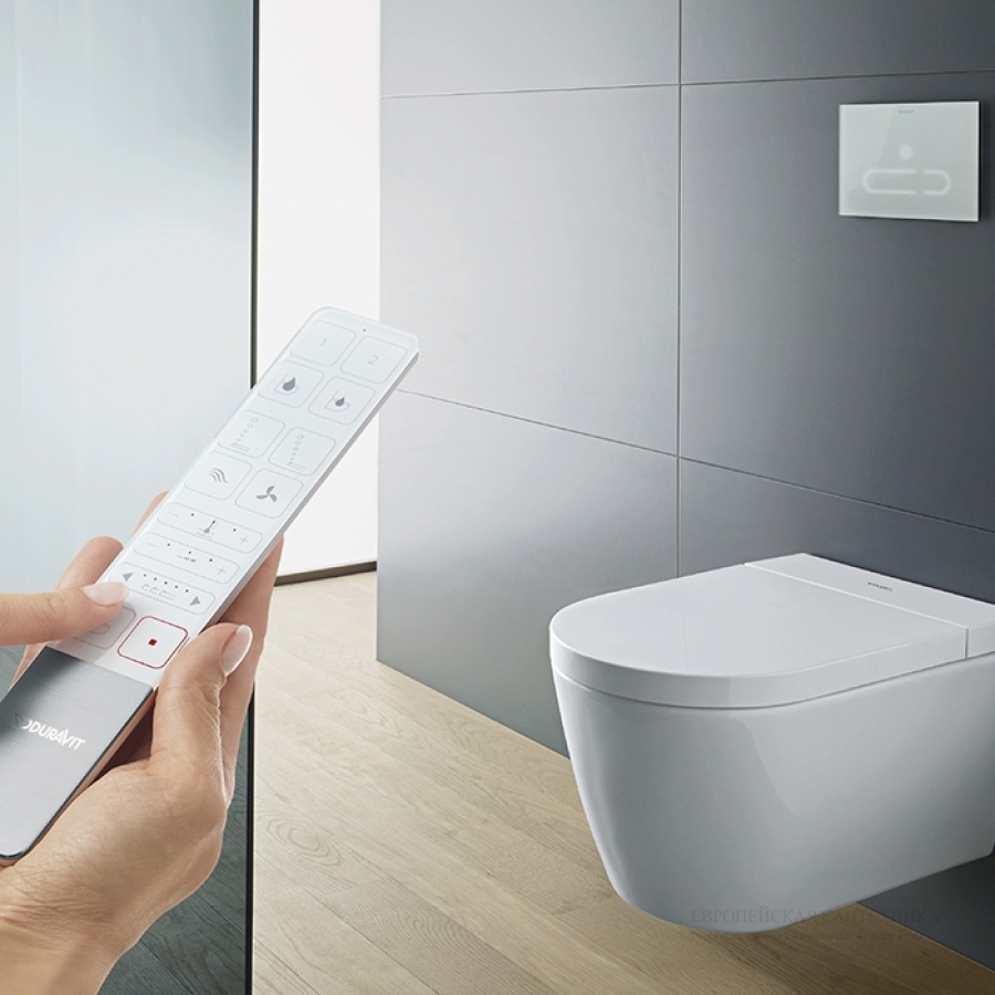 Унитаз Duravit ME by Starck SensoWash® подвесной 375x575 мм, белый - изображение 6