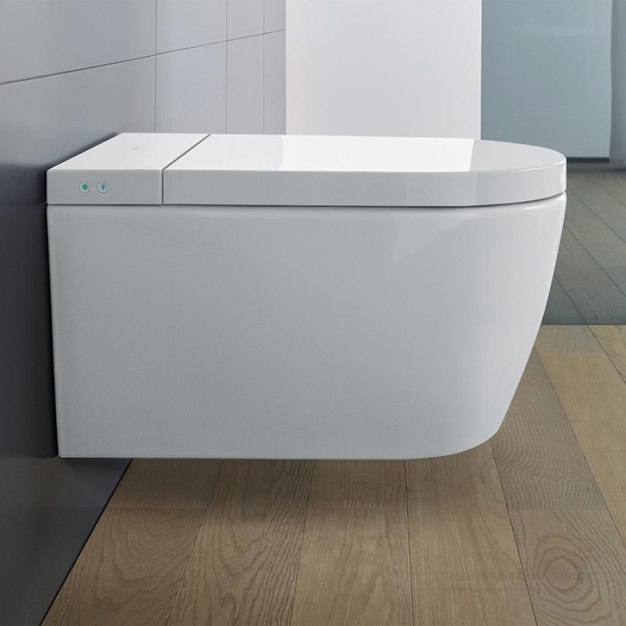 Унитаз Duravit ME by Starck SensoWash® подвесной 375x575 мм, белый - изображение 2