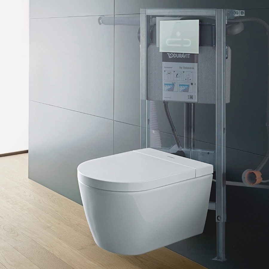 Унитаз Duravit ME by Starck SensoWash® подвесной 375x575 мм, белый - изображение 7