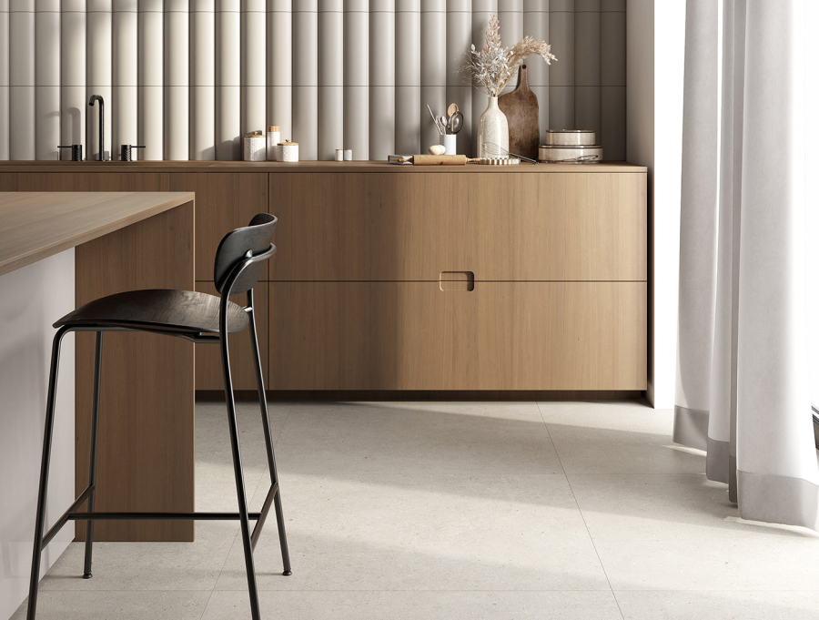 Terratinta Ceramics керамогранит Lagom Carved rectified Oyster 30x60 / 9.5 - изображение 3