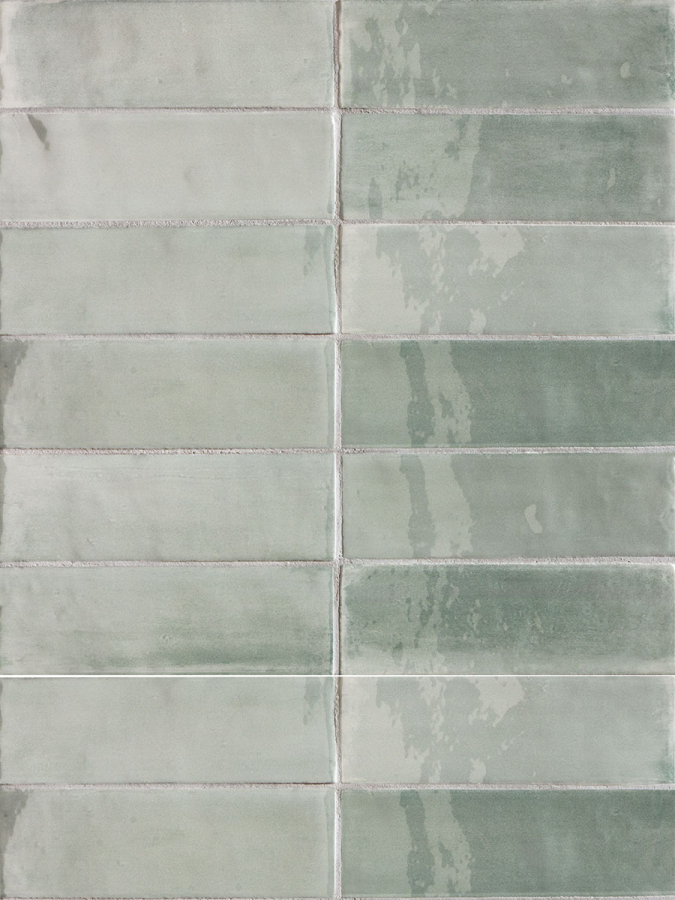 Sartoria  Керамическая плитка Tbrick Mint Glossy 5.2x16 - изображение 1