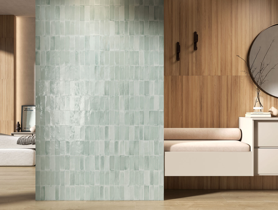 Sartoria  Керамическая плитка Tbrick Mint Glossy 5.2x16 - изображение 2