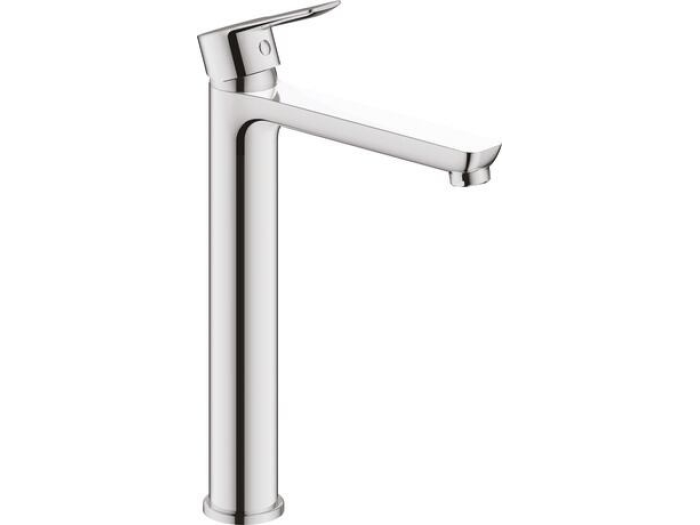 На изображении товар Смеситель для раковины Duravit A.1 однорычажный, высокий, без донного клапана, цвет хром от официального представителя в Москве