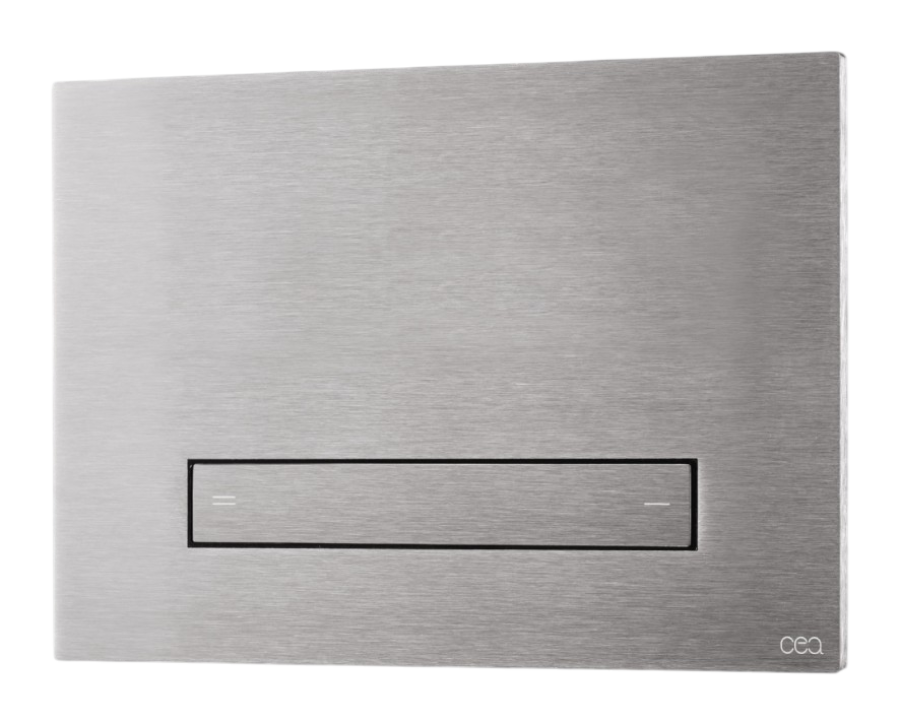 Панель двойного смыва CeaDesign Hydroplate Tece, сталь, цвет Black Diamond сатинированный