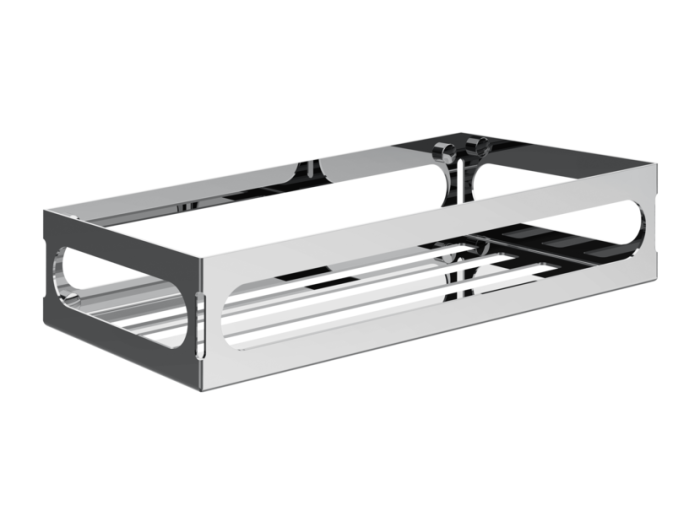 На изображении товар Полка Gessi Rilievo, настенная, цвет Chrome от официального представителя в Москве