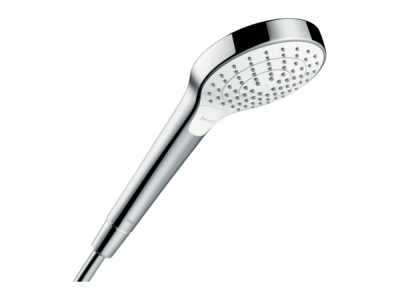 На изображении товар Лейка душевая Hansgrohe Cromo Select S Vario, цвет хром/белый от официального представителя в Москве