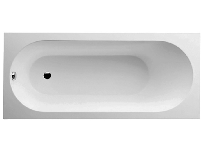 На изображении товар Ванна Villeroy&Boch Oberon встраиваемая 1700 x 700 мм, прямоугольная, комплект с ножками, цвет альпийский белый от официального представителя в Москве