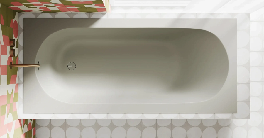 Ванна Salini Ornella Kit  1700x750x590/610 мм, донный клапан "Up&Down" белый, сифон, интегрированный слив-перелив, цвет белый глянцевый - изображение 4