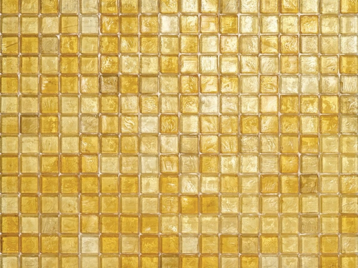 На изображении товар Sicis Стеклянная мозаика Waterglass Sundance 05 chips size 15х15 mm sheet size 295x295 mm от официального представителя в Москве