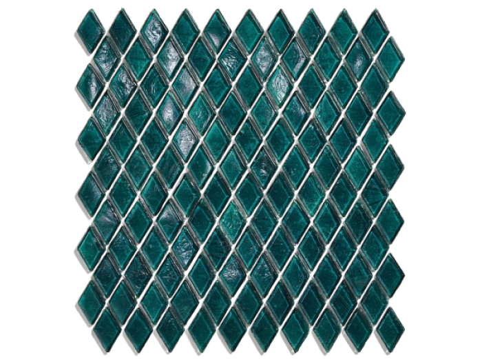 На изображении товар Sicis Стеклянная мозаика Diamond ITEM 02 Anversa chips size 23х40 mm sheet size 259x266 mm от официального представителя в Москве
