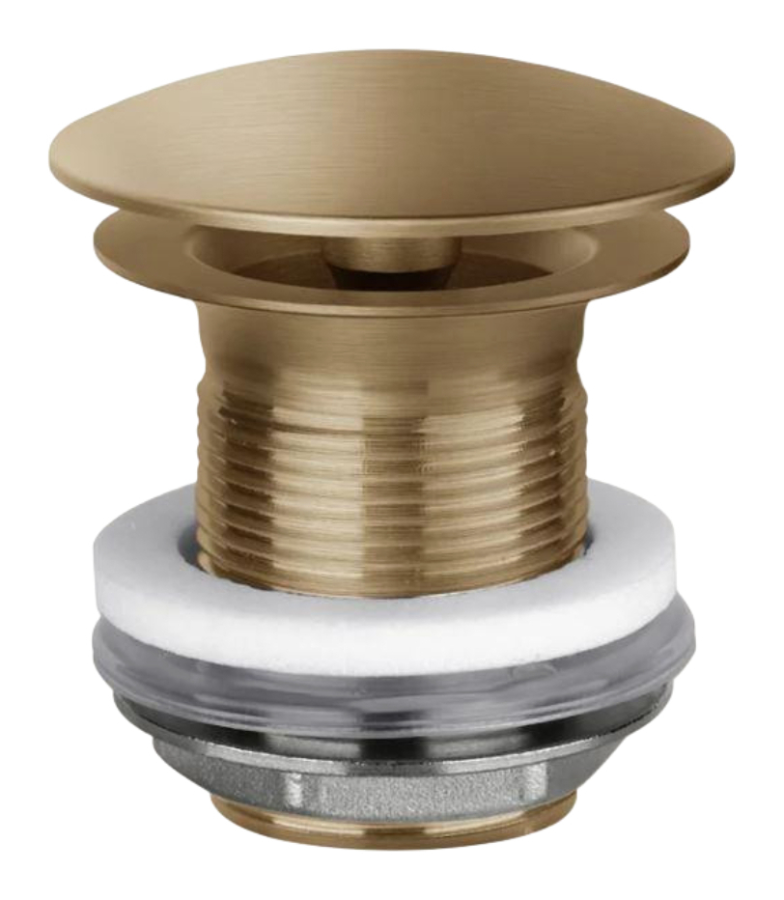Донный клапан свободного слива Gessi Technical Accessories, для раковины без перелива, цвет Warm Bronze Brushed PVD