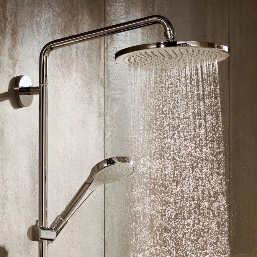 Душевая система Hansgrohe Croma Select 280 Air 1jet Showerpipe, с термостатом, цвет хром - изображение 2