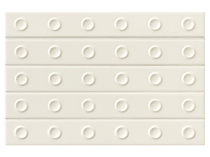 На изображении товар Mutina Керамическая плитка Punto Matt Down White 21X31,5 от официального представителя в Москве