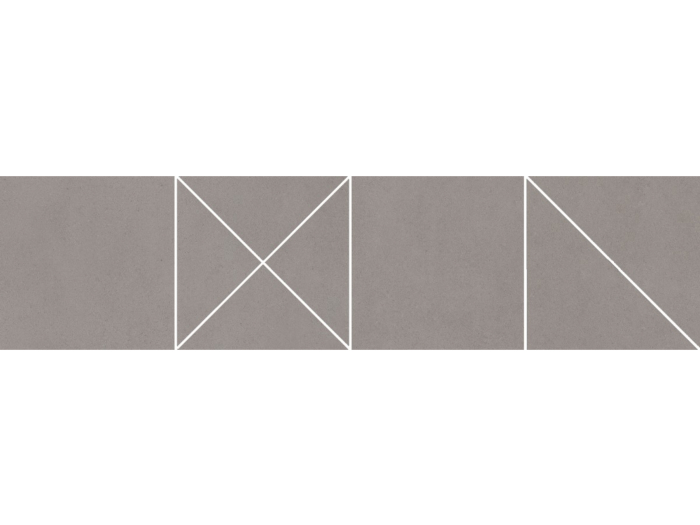 На изображении товар Living Ceramics Керамогранит Cava Pattern 3 Grey Natural 7,3x29,8 от официального представителя в Москве