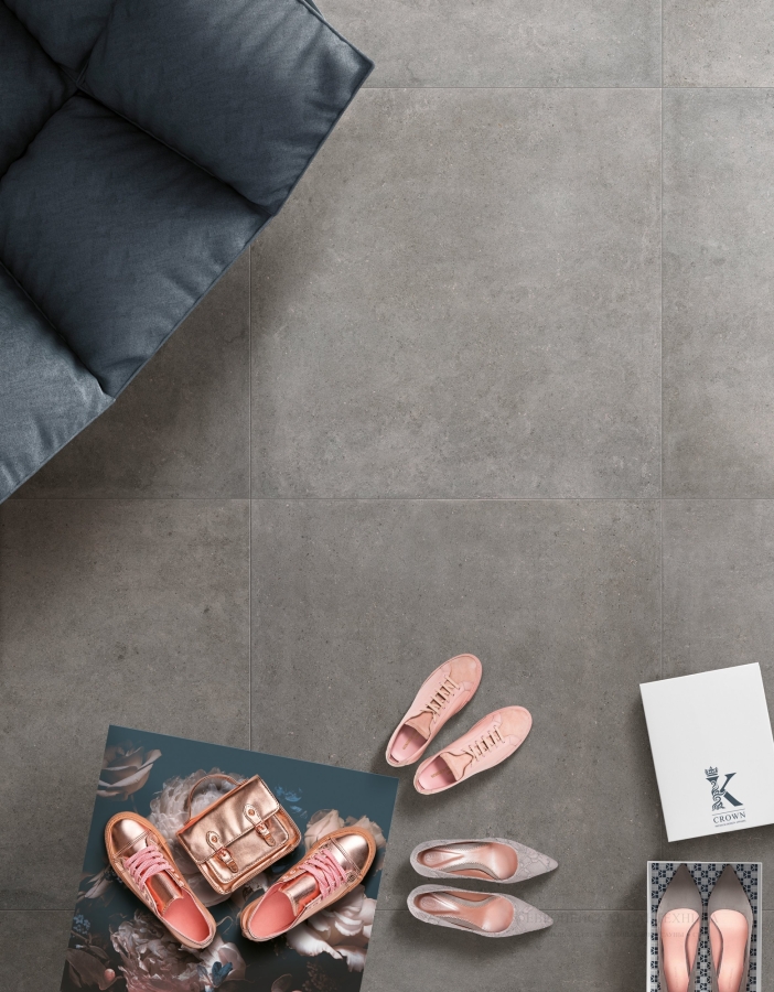 CERCOM Керамогранит SQUARE GREY HOME R9 RET 100X100 - изображение 2