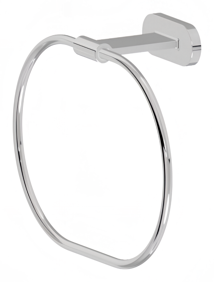 Полотенцедержатель Newform Round accessories, кольцо, 240x170h мм, цвет PVD Glossy Gold