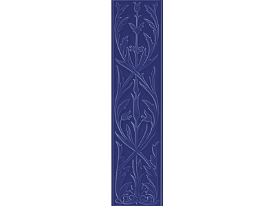 CERAMICHE GRAZIA Керамическая плитка EPOQUE ERMITAGE 20X80 COBALT CRAQUELE