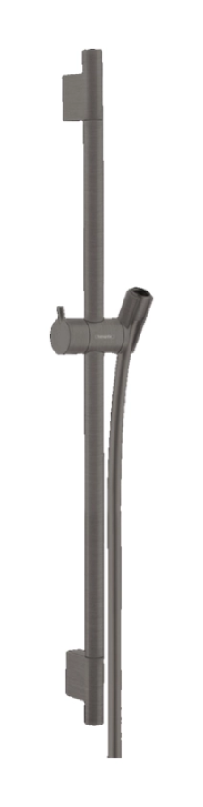 Душевая штанга Hansgrohe Raindance Unica S Puro, 65 см, со шлангом, цвет шлифованный черный хром