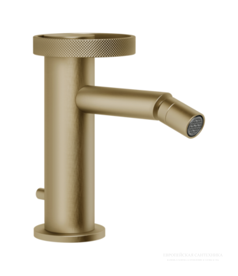 Смеситель для биде Gessi Anello, на 1 отверстие, донный клапан, цвет Warm Bronze Brushed PVD - изображение 2