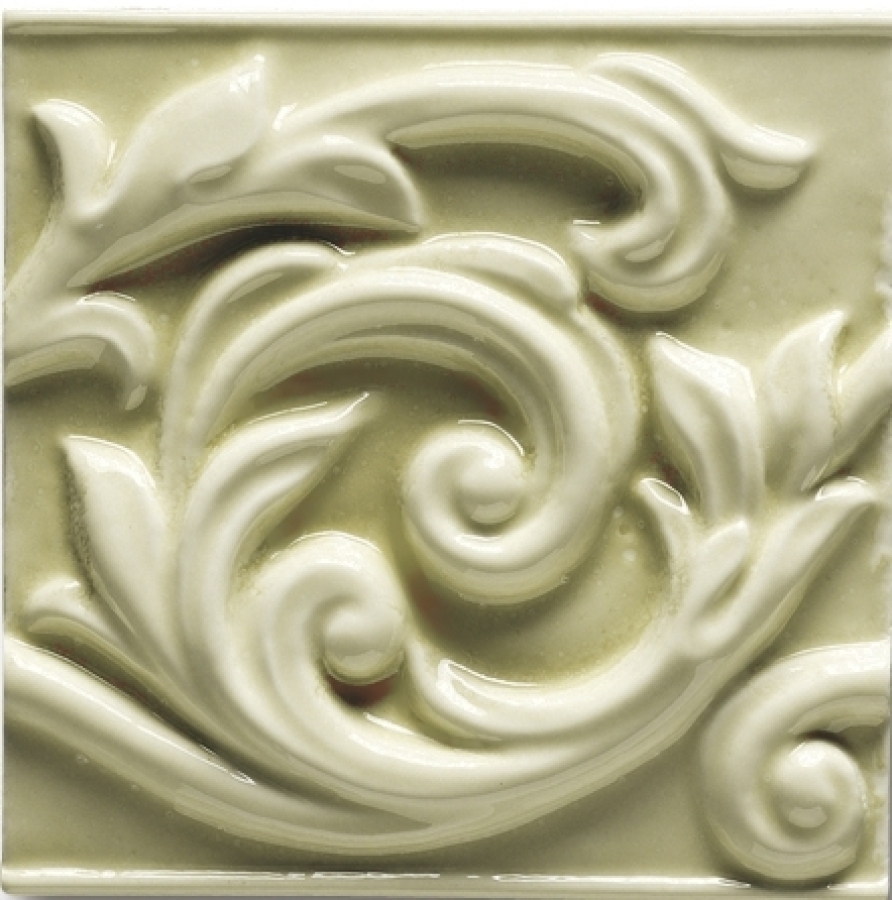 CERAMICHE GRAZIA Декор ESSENZE VOLUTA 13X13 FELCE CRAQUELE