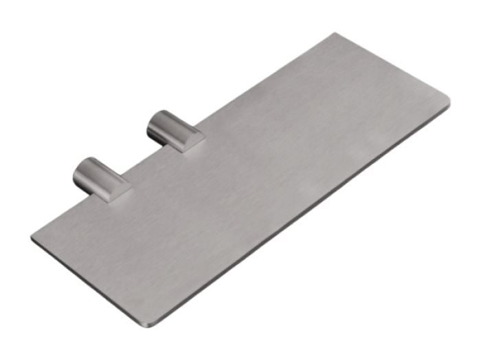 На изображении товар Полка CeaDesign Stem, настенная, L. 200 мм, сталь, цвет сатинированная нержавеющая сталь от официального представителя в Москве