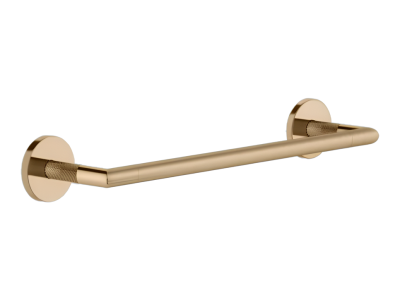 Полотенцедержатель Gessi Anello, 300 мм, настенный, цвет Warm Bronze PVD