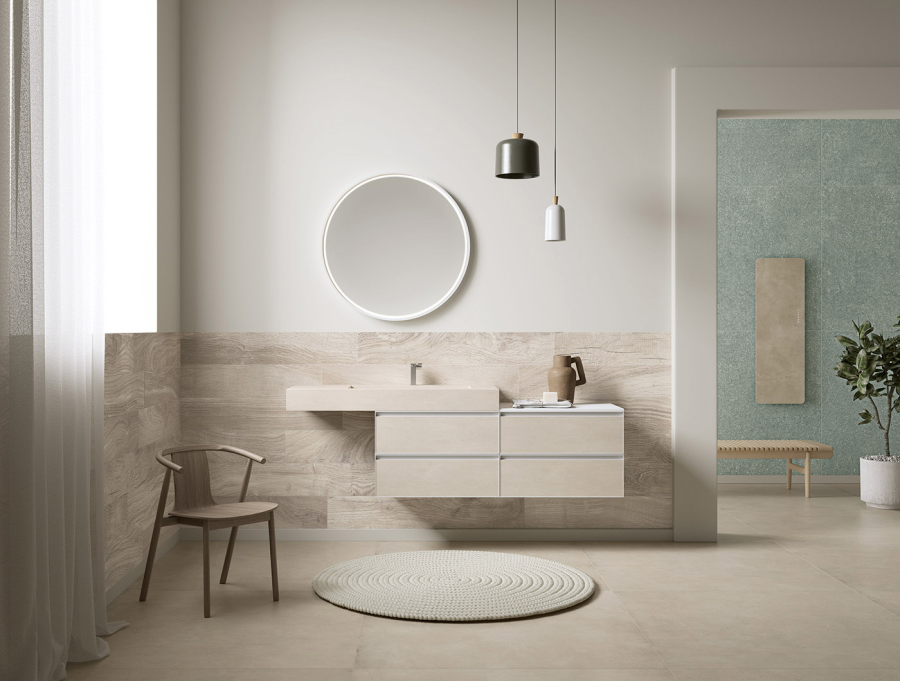 Terratinta Ceramics Керамогранит Grained Matt rectified Green Copper 120x120 / 10.0 - изображение 3