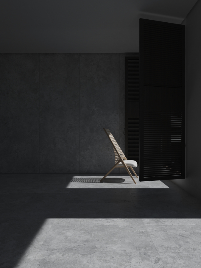 Living Ceramics Керамогранит Verso Cross Cut Grey Bush hammered Anti-slip 59,8x119,8 - изображение 1
