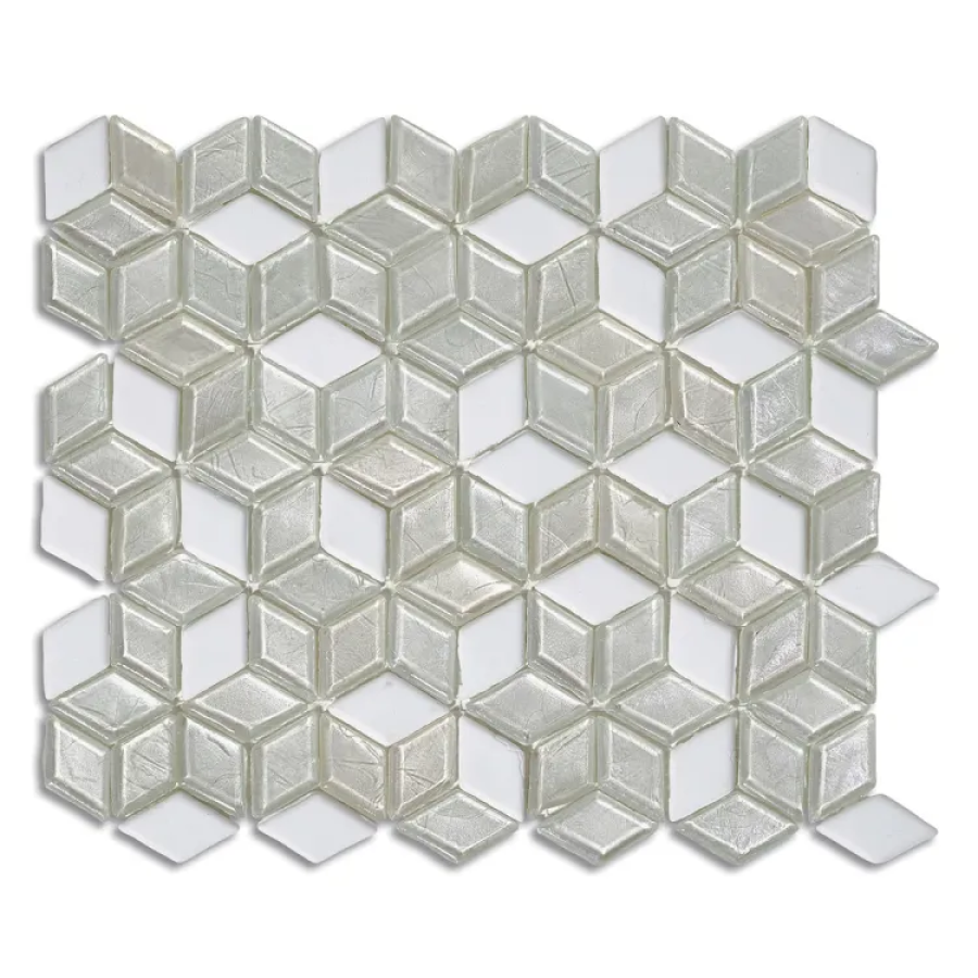 Sicis Стеклянная мозаика Diamond Blends ITEM H1 Sagittario Blend chips size 23х40 mm sheet size 229x272 mm