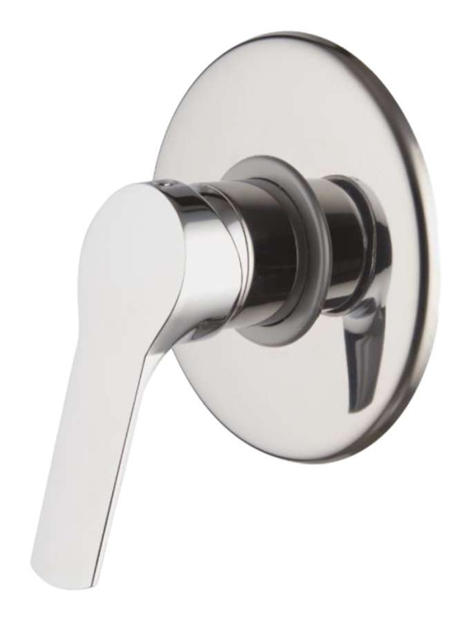 Смеситель для душа Carlo Frattini Serie 4, настенный, Н-143 мм, внешняя часть, цвет хром