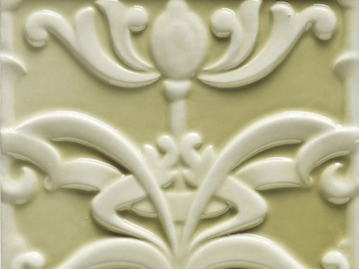 На изображении товар CERAMICHE GRAZIA Декор ESSENZE LIBERTY 13X13 FELCE CRAQUELE от официального представителя в Москве