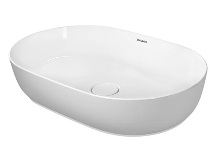 На изображении товар Раковина Duravit Luv накладная, 600х400 мм, цвет белый от официального представителя в Москве
