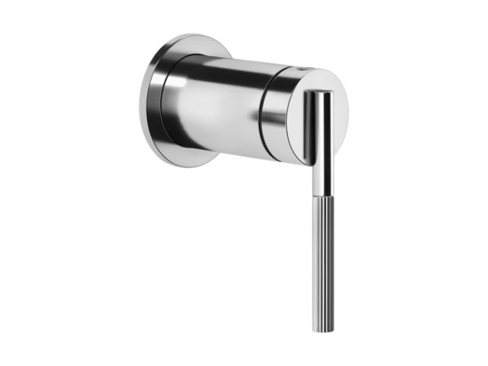 На изображении товар Cмеситель для раковины и ванны Gessi Ingranaggio, настенный, без излива, встраиваемый, цвет Chrome от официального представителя в Москве