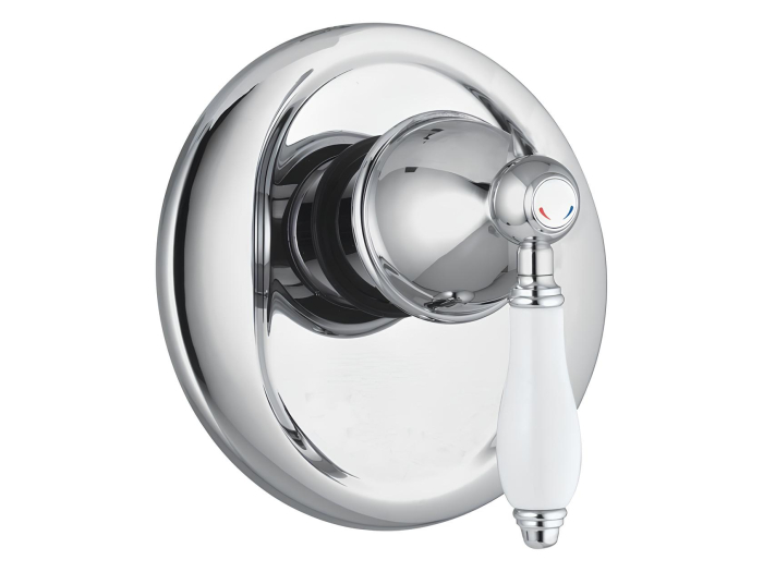 На изображении товар Смеситель для душа Carlo Frattini Herend, Ø155 мм, внешняя часть, цвет хром от официального представителя в Москве