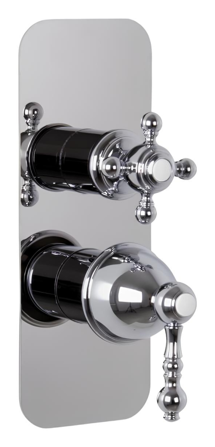 Смеситель Carlo Frattini Elizabeth, с переключателем на 2/3 источника, без излива, Н-260 мм, внешняя часть, цвет хром