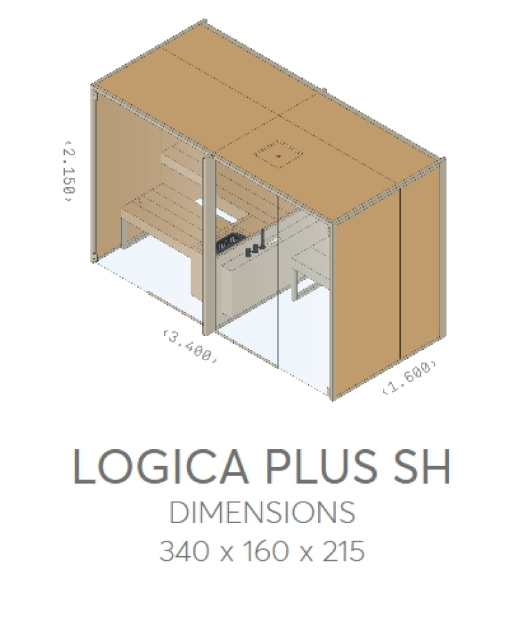 Сауна + Хаммам Effe Logica Plus SH - изображение 14
