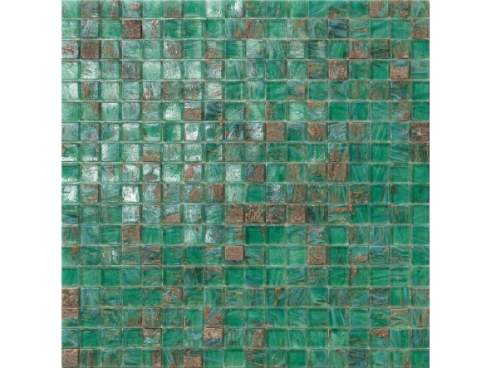 На изображении товар Sicis Стеклянная мозаика Firefly Maldive chips size 15х15 mm sheet size 295x295 mm от официального представителя в Москве