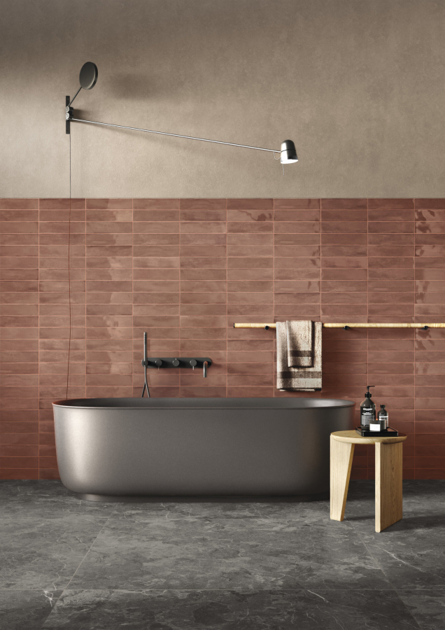 Iris Ceramica Керамическая плитка Elementi Rivestimento Cotto glossy 30x7,5 - изображение 1