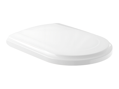 Сиденье с крышкой для унитаза Villeroy&Boch Hommage, с функцией QuickRelease и SoftClosing, крепления из нерж. стали, цвет альп. белый CeramicPlus