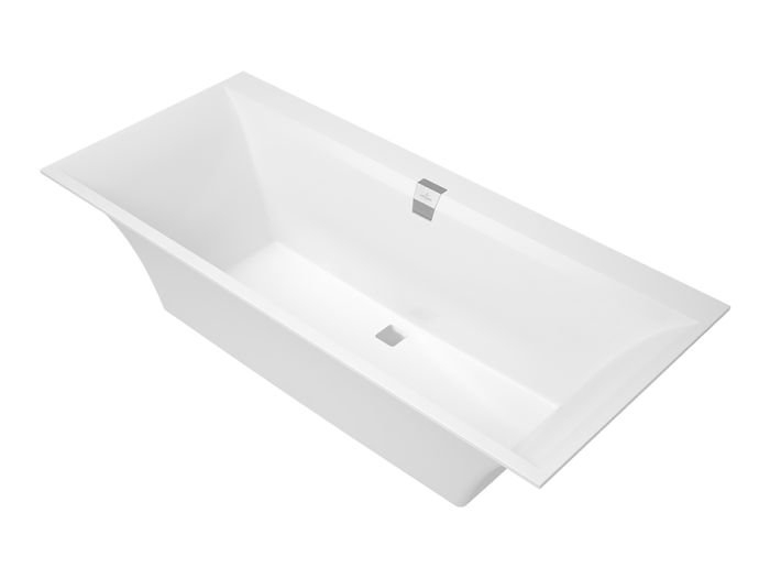 На изображении товар Ванна прямоугольная 1800х800 мм, Villeroy&Boch Squaro Edge 12 белая от официального представителя в Москве