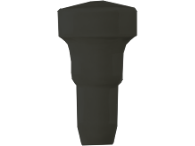 CERAMICHE GRAZIA Угловой элемент NEW CLASSIC ANGOLO ESTERNO TORO 5,5X2,5 NERO