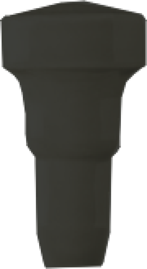 CERAMICHE GRAZIA Угловой элемент NEW CLASSIC ANGOLO ESTERNO TORO 5,5X2,5 NERO