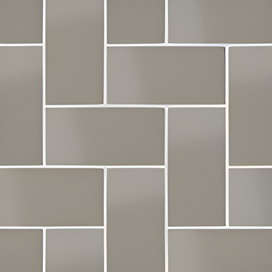 Micro. Керамогранит Microtiles Herringbone Glaze Grey 40,2x40,2