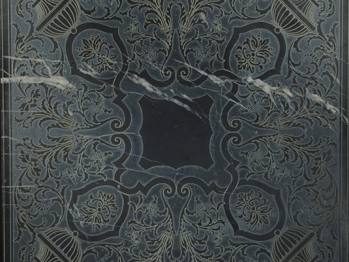 На изображении товар Akros Venezia Камень Axioma AAras Old Nero Marquinia 40X40X1 от официального представителя в Москве