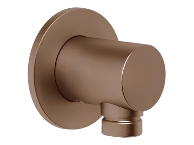 На изображении товар Шланговое подсоединение для душа Gessi Anello, настенное, цвет Copper Brushed PVD от официального представителя в Москве