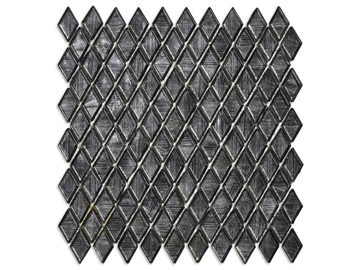 На изображении товар Sicis Стеклянная мозаика Diamond ITEM 02 Surat chips size 23х40 mm sheet size 259x266 mm от официального представителя в Москве