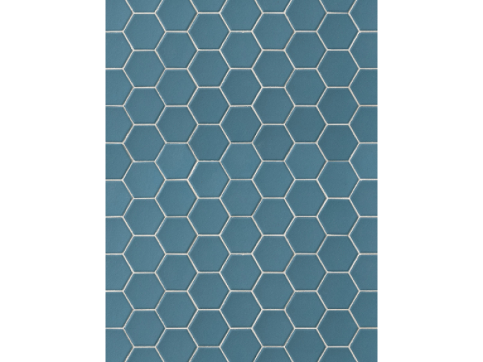 На изображении товар Terratinta Ceramics Мозаика, керамогранит Hexa Matt Cadet Blue Mos. 31.6x31.6 (4.3x3.8) / 4.0 от официального представителя в Москве