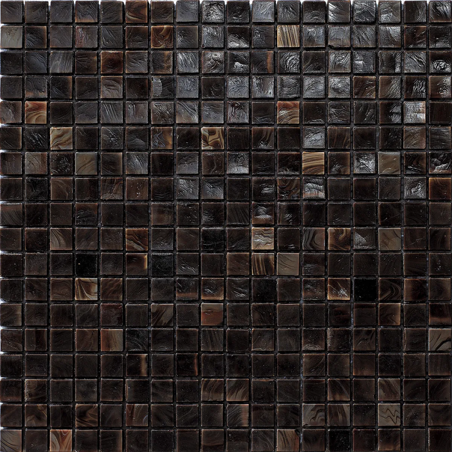 Sicis Стеклянная мозаика Murano Smalto Chestnut 4 chips size 10x10 mm sheet-size 295x295 mm