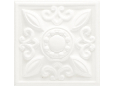 CERAMICHE GRAZIA Декор ESSENZE NEOCLASSICO 13X13 BIANCO CRAQUELE
